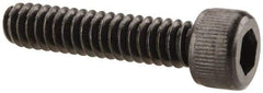 Unbrako - #10-24 UNC Hex Socket Drive, Socket Cap Screw - Alloy Steel, Black Oxide Finish, 7/8" Length Under Head - Exact Tool & Supply