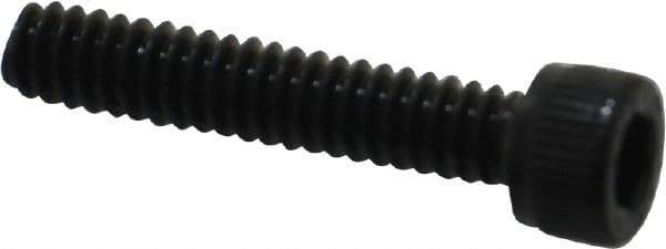 Unbrako - #10-24 UNC Hex Socket Drive, Socket Cap Screw - Alloy Steel, Black Oxide Finish, 1" Length Under Head - Exact Tool & Supply