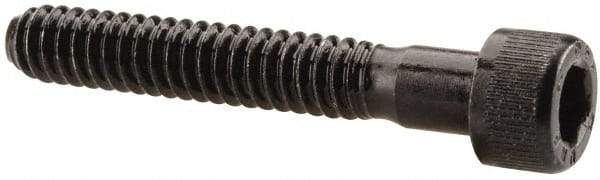 Unbrako - #10-24 UNC Hex Socket Drive, Socket Cap Screw - Alloy Steel, Black Oxide Finish, 1-1/4" Length Under Head - Exact Tool & Supply