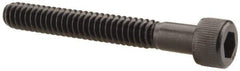 Unbrako - #10-24 UNC Hex Socket Drive, Socket Cap Screw - Alloy Steel, Black Oxide Finish, 1-1/2" Length Under Head - Exact Tool & Supply