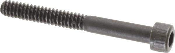Unbrako - #10-24 UNC Hex Socket Drive, Socket Cap Screw - Alloy Steel, Black Oxide Finish, 1-3/4" Length Under Head - Exact Tool & Supply