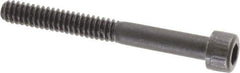 Unbrako - #10-24 UNC Hex Socket Drive, Socket Cap Screw - Alloy Steel, Black Oxide Finish, 1-3/4" Length Under Head - Exact Tool & Supply