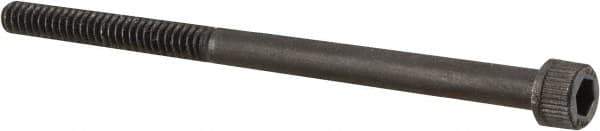 Unbrako - #10-24 UNC Hex Socket Drive, Socket Cap Screw - Alloy Steel, Black Oxide Finish, 3" Length Under Head - Exact Tool & Supply