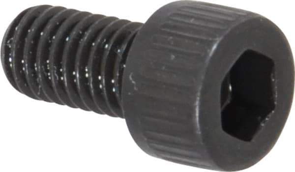 Unbrako - #10-32 UNF Hex Socket Drive, Socket Cap Screw - Alloy Steel, Black Oxide Finish, 3/8" Length Under Head - Exact Tool & Supply