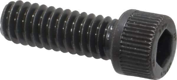 Unbrako - 1/4-20 UNC Hex Socket Drive, Socket Cap Screw - Alloy Steel, Black Oxide Finish, 3/4" Length Under Head - Exact Tool & Supply