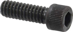 Unbrako - 1/4-20 UNC Hex Socket Drive, Socket Cap Screw - Alloy Steel, Black Oxide Finish, 3/4" Length Under Head - Exact Tool & Supply