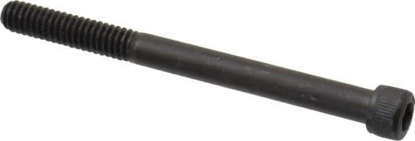 Unbrako - 1/4-20 UNC Hex Socket Drive, Socket Cap Screw - Alloy Steel, Black Oxide Finish, 3" Length Under Head - Exact Tool & Supply