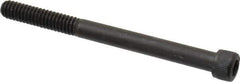 Unbrako - 1/4-20 UNC Hex Socket Drive, Socket Cap Screw - Alloy Steel, Black Oxide Finish, 3" Length Under Head - Exact Tool & Supply