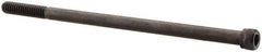 Unbrako - 1/4-20 UNC Hex Socket Drive, Socket Cap Screw - Alloy Steel, Black Oxide Finish, 5" Length Under Head - Exact Tool & Supply