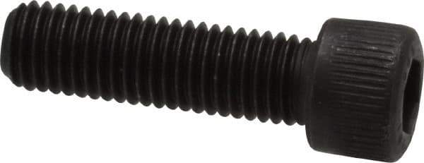 Unbrako - 1/4-28 UNF Hex Socket Drive, Socket Cap Screw - Alloy Steel, Black Oxide Finish, 7/8" Length Under Head - Exact Tool & Supply