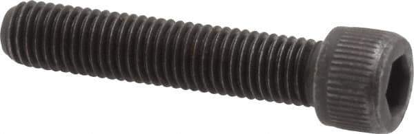 Unbrako - 1/4-28 UNF Hex Socket Drive, Socket Cap Screw - Alloy Steel, Black Oxide Finish, 1-1/4" Length Under Head - Exact Tool & Supply