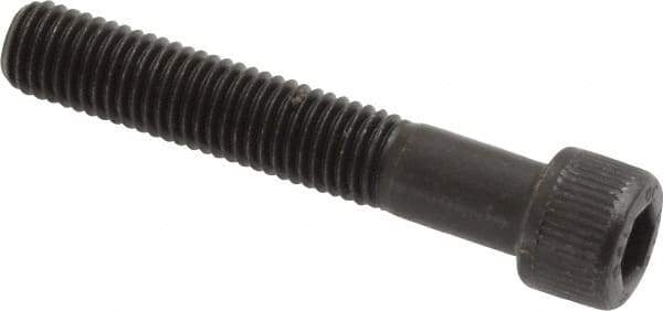 Unbrako - 1/4-28 UNF Hex Socket Drive, Socket Cap Screw - Alloy Steel, Black Oxide Finish, 1-1/2" Length Under Head - Exact Tool & Supply