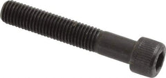 Unbrako - 1/4-28 UNF Hex Socket Drive, Socket Cap Screw - Alloy Steel, Black Oxide Finish, 1-1/2" Length Under Head - Exact Tool & Supply