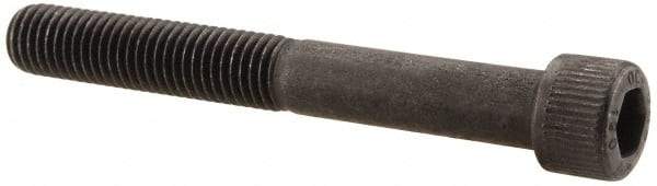 Unbrako - 1/4-28 UNF Hex Socket Drive, Socket Cap Screw - Alloy Steel, Black Oxide Finish, 2" Length Under Head - Exact Tool & Supply