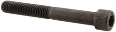 Unbrako - 1/4-28 UNF Hex Socket Drive, Socket Cap Screw - Alloy Steel, Black Oxide Finish, 2" Length Under Head - Exact Tool & Supply