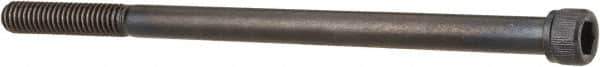 Unbrako - 5/16-18 UNC Hex Socket Drive, Socket Cap Screw - Alloy Steel, Black Oxide Finish, 5-1/2" Length Under Head - Exact Tool & Supply