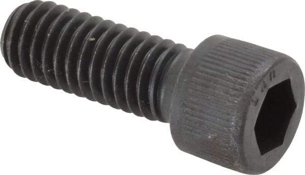 Unbrako - 3/8-16 UNC Hex Socket Drive, Socket Cap Screw - Alloy Steel, Black Oxide Finish, 1" Length Under Head - Exact Tool & Supply
