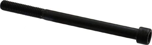Unbrako - 3/8-16 UNC Hex Socket Drive, Socket Cap Screw - Alloy Steel, Black Oxide Finish, 5" Length Under Head - Exact Tool & Supply