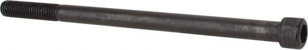 Unbrako - 3/8-16 UNC Hex Socket Drive, Socket Cap Screw - Alloy Steel, Black Oxide Finish, 6-1/2" Length Under Head - Exact Tool & Supply