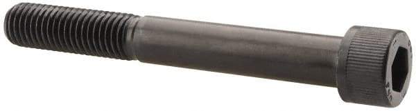 Unbrako - 5/8-11 UNC Hex Socket Drive, Socket Cap Screw - Alloy Steel, Black Oxide Finish, 5" Length Under Head - Exact Tool & Supply