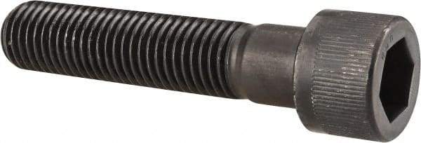 Unbrako - 7/8-9 UNC Hex Socket Drive, Socket Cap Screw - Alloy Steel, Black Oxide Finish, 4" Length Under Head - Exact Tool & Supply