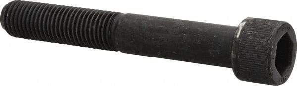 Unbrako - 7/8-9 UNC Hex Socket Drive, Socket Cap Screw - Alloy Steel, Black Oxide Finish, 6" Length Under Head - Exact Tool & Supply