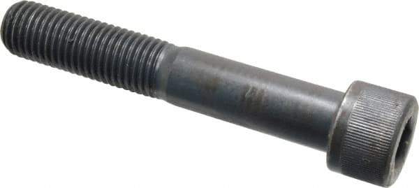 Unbrako - 1-8 UNC Hex Socket Drive, Socket Cap Screw - Alloy Steel, Black Oxide Finish, 6" Length Under Head - Exact Tool & Supply
