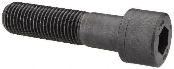 Unbrako - 1-1/4 - 7 UNC Hex Socket Drive, Socket Cap Screw - Alloy Steel, Black Oxide Finish, 5" Length Under Head - Exact Tool & Supply