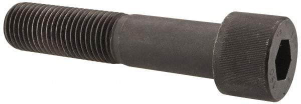 Unbrako - 1-1/4 - 7 UNC Hex Socket Drive, Socket Cap Screw - Alloy Steel, Black Oxide Finish, 6" Length Under Head - Exact Tool & Supply