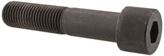 Unbrako - 1-1/4 - 7 UNC Hex Socket Drive, Socket Cap Screw - Alloy Steel, Black Oxide Finish, 6" Length Under Head - Exact Tool & Supply