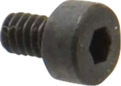 Unbrako - M2x0.40 Metric Coarse Hex Socket Drive, Socket Cap Screw - Grade 12.9 Alloy Steel, Black Oxide Finish, 3mm Length Under Head - Exact Tool & Supply