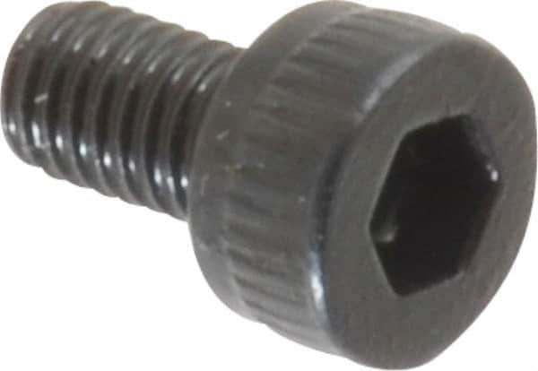 Unbrako - M3x0.50 Metric Coarse Hex Socket Drive, Socket Cap Screw - Grade 12.9 Alloy Steel, Black Oxide Finish, 5mm Length Under Head - Exact Tool & Supply