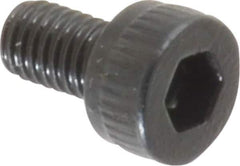 Unbrako - M3x0.50 Metric Coarse Hex Socket Drive, Socket Cap Screw - Grade 12.9 Alloy Steel, Black Oxide Finish, 5mm Length Under Head - Exact Tool & Supply