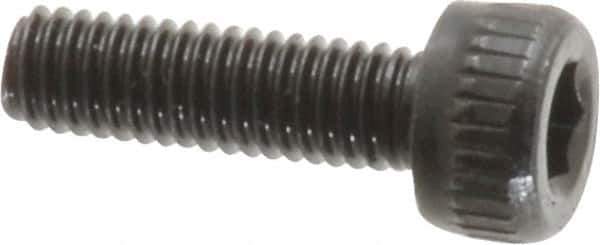 Unbrako - M3x0.50 Metric Coarse Hex Socket Drive, Socket Cap Screw - Grade 12.9 Alloy Steel, Black Oxide Finish, 10mm Length Under Head - Exact Tool & Supply