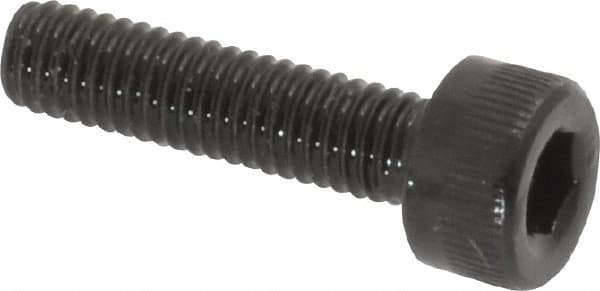 Unbrako - M3x0.50 Metric Coarse Hex Socket Drive, Socket Cap Screw - Grade 12.9 Alloy Steel, Black Oxide Finish, 12mm Length Under Head - Exact Tool & Supply