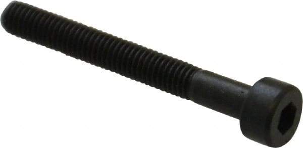 Unbrako - M3x0.50 Metric Coarse Hex Socket Drive, Socket Cap Screw - Grade 12.9 Alloy Steel, Black Oxide Finish, 25mm Length Under Head - Exact Tool & Supply