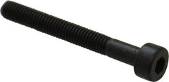 Unbrako - M3x0.50 Metric Coarse Hex Socket Drive, Socket Cap Screw - Grade 12.9 Alloy Steel, Black Oxide Finish, 25mm Length Under Head - Exact Tool & Supply