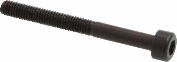 Unbrako - M3x0.50 Metric Coarse Hex Socket Drive, Socket Cap Screw - Grade 12.9 Alloy Steel, Black Oxide Finish, 30mm Length Under Head - Exact Tool & Supply