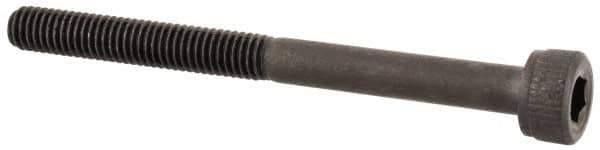 Unbrako - M3x0.50 Metric Coarse Hex Socket Drive, Socket Cap Screw - Grade 12.9 Alloy Steel, Black Oxide Finish, 35mm Length Under Head - Exact Tool & Supply