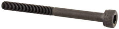 Unbrako - M3x0.50 Metric Coarse Hex Socket Drive, Socket Cap Screw - Grade 12.9 Alloy Steel, Black Oxide Finish, 35mm Length Under Head - Exact Tool & Supply