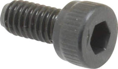 Unbrako - M4x0.70 Metric Coarse Hex Socket Drive, Socket Cap Screw - Grade 12.9 Alloy Steel, Black Oxide Finish, 8mm Length Under Head - Exact Tool & Supply