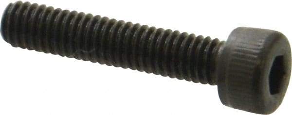 Unbrako - M4x0.70 Metric Coarse Hex Socket Drive, Socket Cap Screw - Grade 12.9 Alloy Steel, Black Oxide Finish, 20mm Length Under Head - Exact Tool & Supply