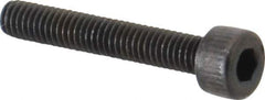 Unbrako - M4x0.70 Metric Coarse Hex Socket Drive, Socket Cap Screw - Grade 12.9 Alloy Steel, Black Oxide Finish, 25mm Length Under Head - Exact Tool & Supply