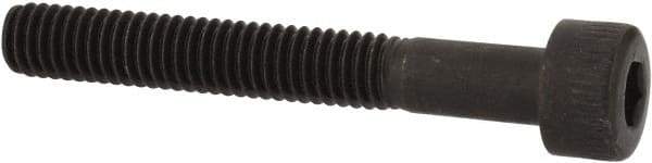 Unbrako - M4x0.70 Metric Coarse Hex Socket Drive, Socket Cap Screw - Grade 12.9 Alloy Steel, Black Oxide Finish, 30mm Length Under Head - Exact Tool & Supply