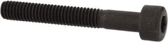 Unbrako - M4x0.70 Metric Coarse Hex Socket Drive, Socket Cap Screw - Grade 12.9 Alloy Steel, Black Oxide Finish, 30mm Length Under Head - Exact Tool & Supply