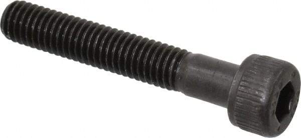 Unbrako - M5x0.80 Metric Coarse Hex Socket Drive, Socket Cap Screw - Grade 12.9 Alloy Steel, Black Oxide Finish, 30mm Length Under Head - Exact Tool & Supply