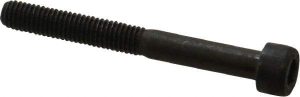 Unbrako - M5x0.80 Metric Coarse Hex Socket Drive, Socket Cap Screw - Grade 12.9 Alloy Steel, Black Oxide Finish, 45mm Length Under Head - Exact Tool & Supply