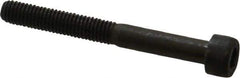 Unbrako - M5x0.80 Metric Coarse Hex Socket Drive, Socket Cap Screw - Grade 12.9 Alloy Steel, Black Oxide Finish, 45mm Length Under Head - Exact Tool & Supply