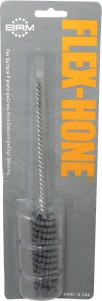 Brush Research Mfg. - 7/8" Bore Diam, 180 Grit, Silicon Carbide Flexible Hone - Extra Fine, 8" OAL - Exact Tool & Supply