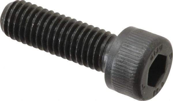 Unbrako - M8x1.25 Metric Coarse Hex Socket Drive, Socket Cap Screw - Grade 12.9 Alloy Steel, Black Oxide Finish, 25mm Length Under Head - Exact Tool & Supply